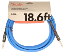 Fender - Professional Series Instrument Cable, Straight\/Straight, 18.6, Lake Placid Blue