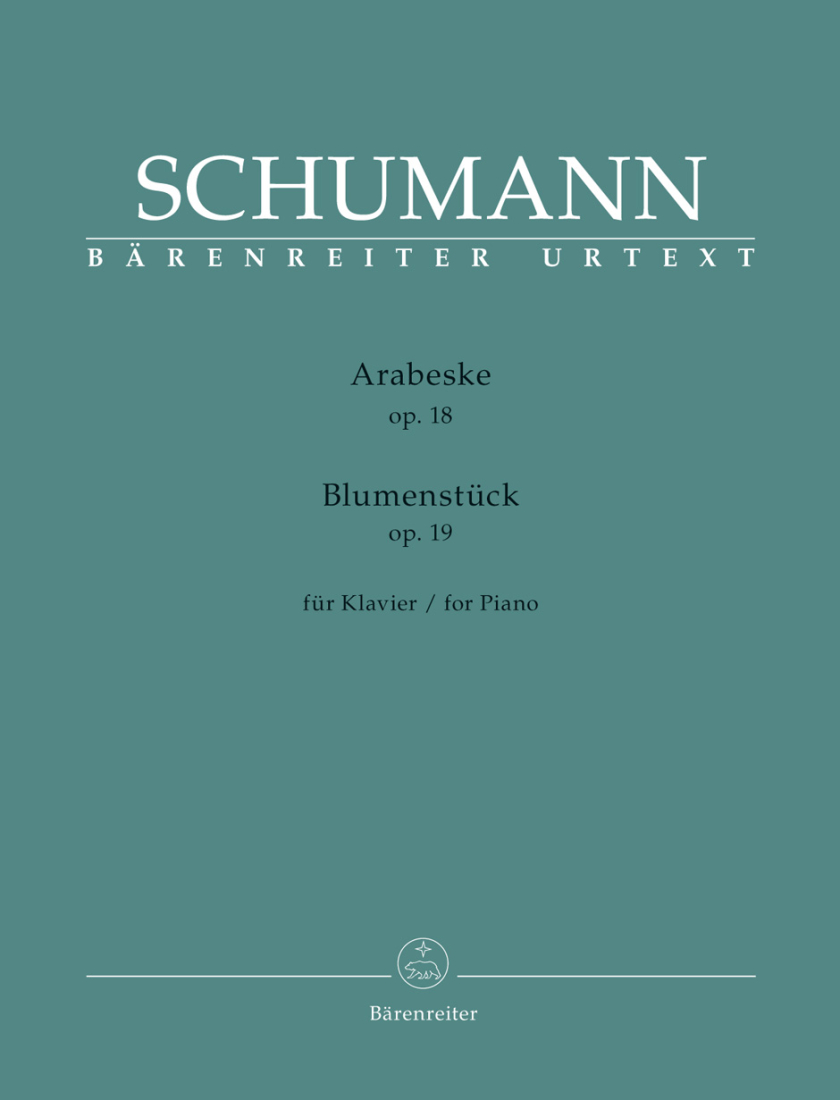 Arabeske op. 18, Blumenstuck op. 19 - Schumann/Stuwe - Piano - Book