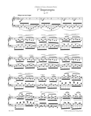 5 Impromptus - Faure/Bartoli - Piano - Book