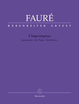Baerenreiter Verlag - 5 Impromptus - Faure/Bartoli - Piano - Book