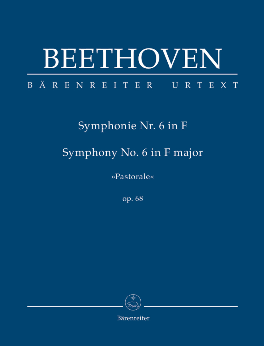 Symphony no. 6 in F major op. 68 \'\'Pastorale\'\' - Beethoven/Del Mar - Study Score - Book