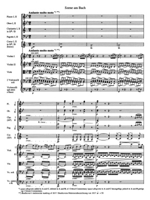 Symphony no. 6 in F major op. 68 \'\'Pastorale\'\' - Beethoven/Del Mar - Study Score - Book