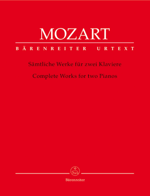 Baerenreiter Verlag - Complete Works for Two Pianos - Mozart/Schmid/Stenzl - Piano Duet (2 Pianos, 4 Hands) - Book