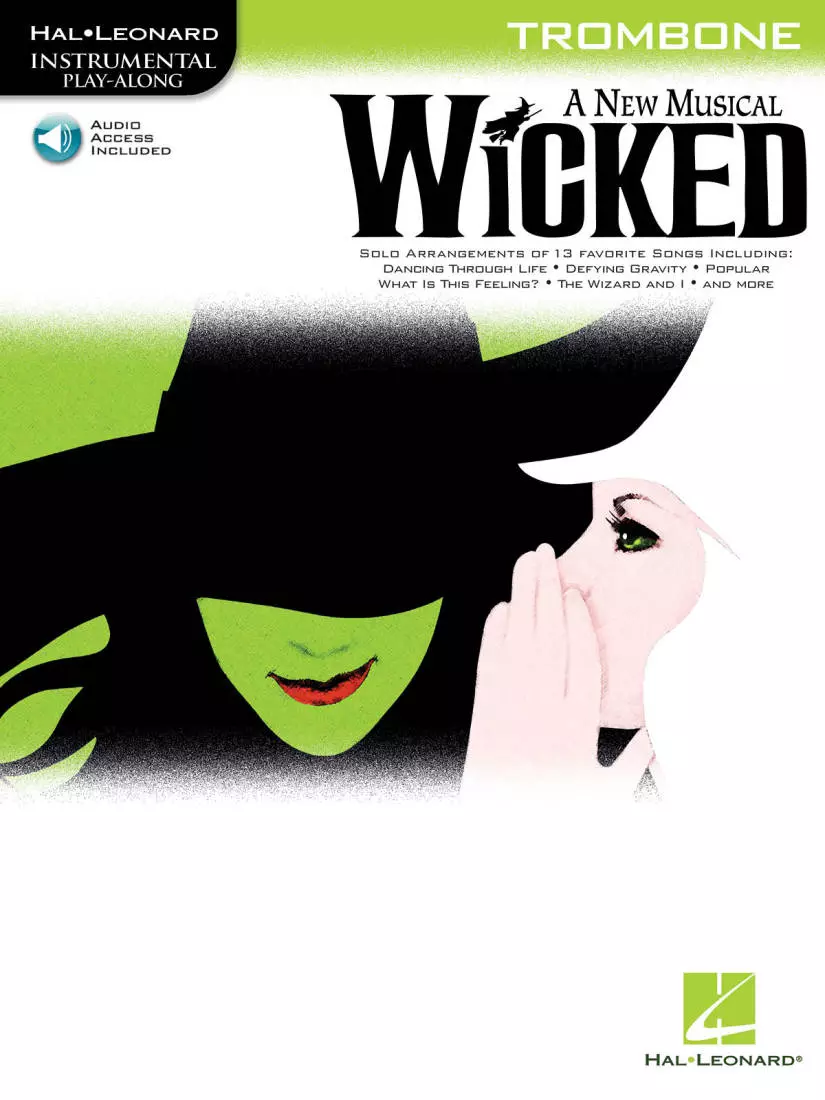 Wicked: Instrumental Play-Along - Trombone - Book/Audio Online