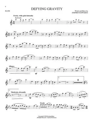 Wicked: Instrumental Play-Along - Flute - Book/Audio Online