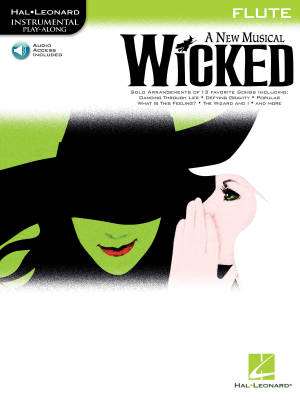 Wicked: Instrumental Play-Along - Flute - Book/Audio Online