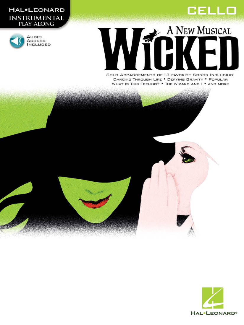 Wicked: Instrumental Play-Along - Cello - Book/Audio Online