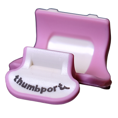 Thumbport - Thumbport Flute Thumbrest - Pink/White