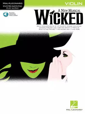 Hal Leonard - Wicked: Instrumental Play-Along - Violin - Book/Audio Online