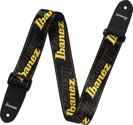 Ibanez - Yellow Logo Guitar Strap