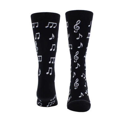 Music Notes Crew Knit Sock