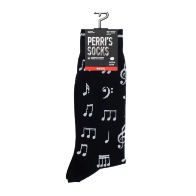 Music Notes Crew Knit Sock