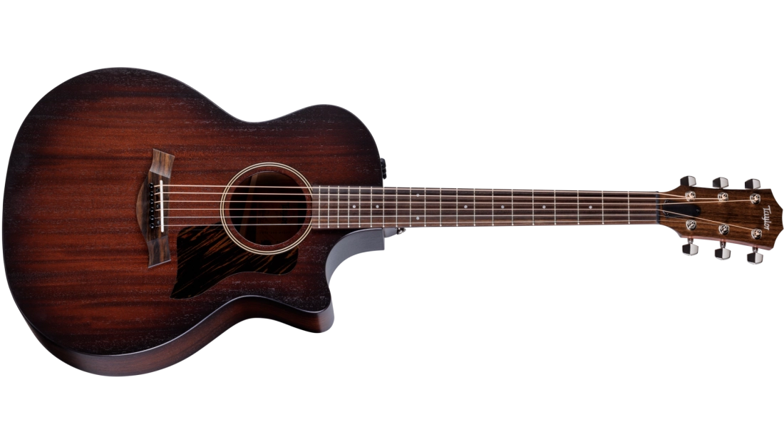 AD24ce Sapele Grand Auditorium Acoustic/Electric Guitar with AeroCase - Shaded Edge Burst