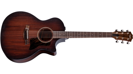 Taylor Guitars - AD24ce Sapele Grand Auditorium Acoustic/Electric Guitar with AeroCase - Shaded Edge Burst