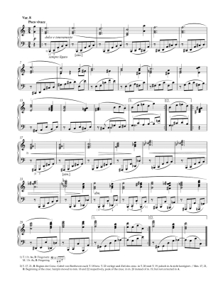 33 Variations on a Waltz for Piano op. 120, \'\'Diabelli Variations\'\' - Beethoven/Aschauer - Piano - Book