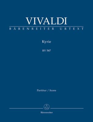 Baerenreiter Verlag - Kyrie RV587 Vivaldi, Bruno, Ritchie Partition complte Livre