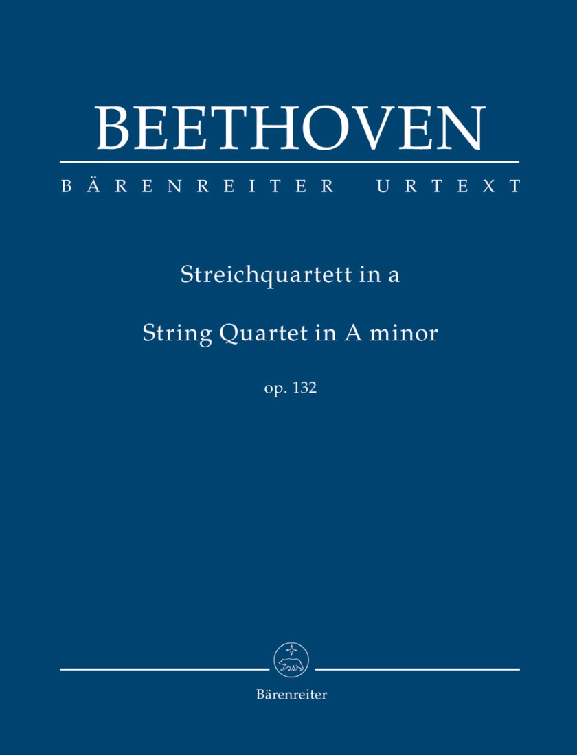 String Quartet in A minor op. 132 - Beethoven/Del Mar - Study Score - Book