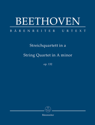 Baerenreiter Verlag - String Quartet in A minor op. 132 - Beethoven/Del Mar - Study Score - Book