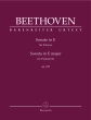 Baerenreiter Verlag - Sonata in E major op. 109 - Beethoven\/Del Mar - Piano - Book