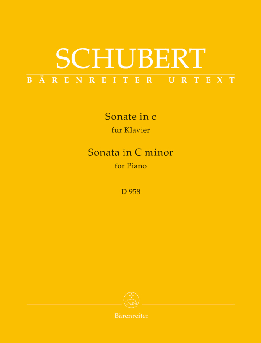 Sonata in C minor D 958 - Schubert/Litschauer - Piano - Book