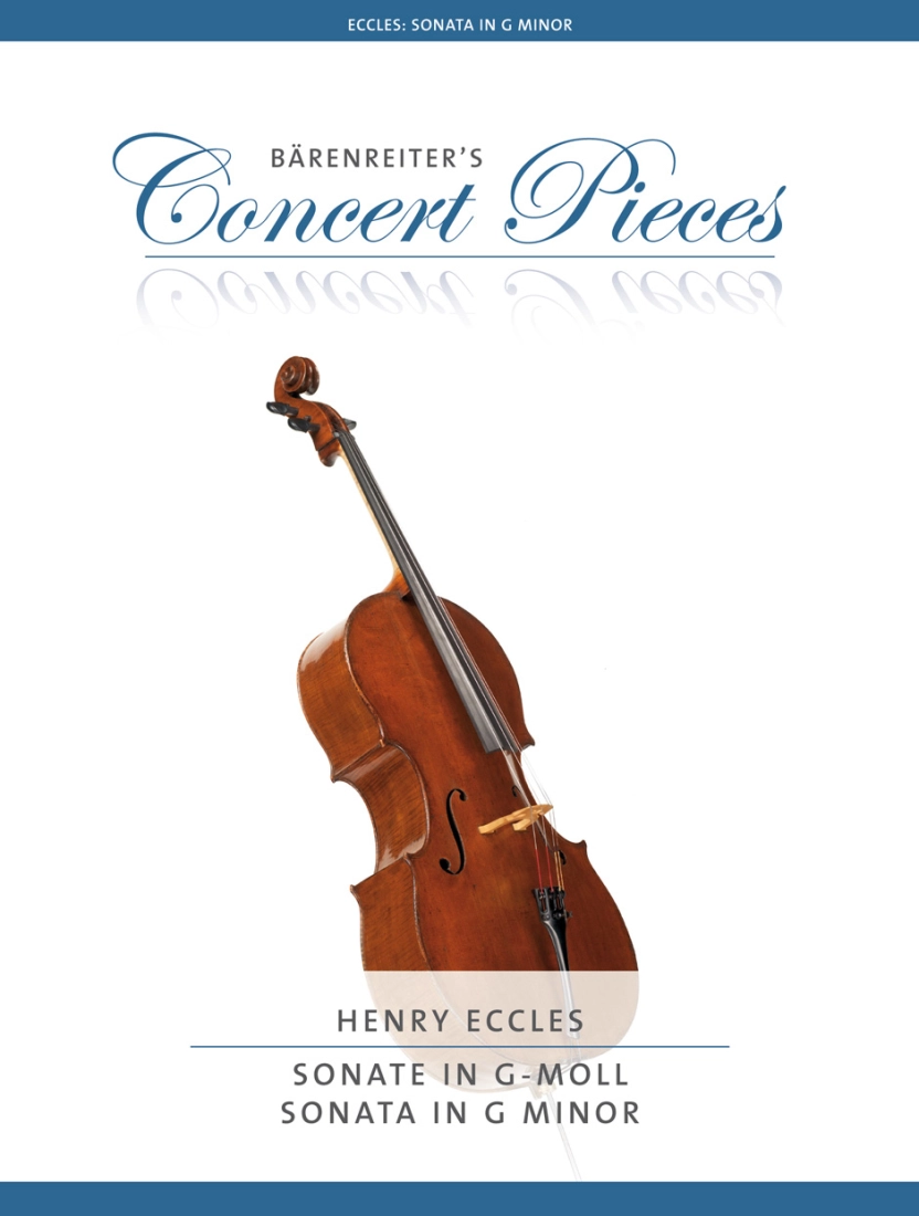 Sonata in G minor - Eccles/Sassmannshaus - Cello/Piano - Sheet Music