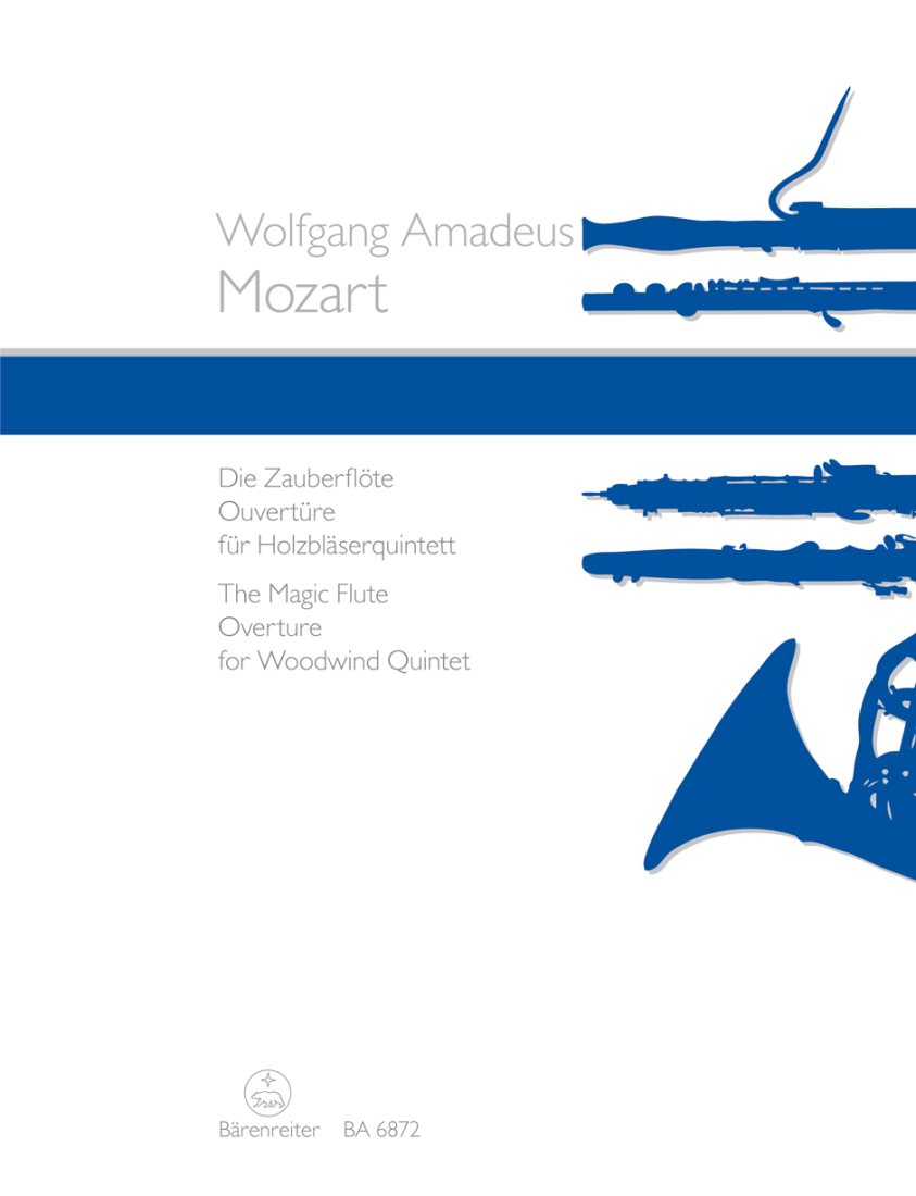 The Magic Flute Overture - Mozart/Linckelmann - Woodwind Quintet - Parts