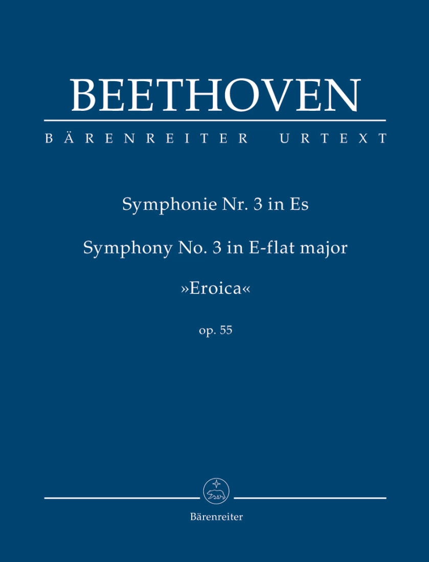 Symphony no. 3 in E-flat major op. 55 \'\'Eroica\'\' - Beethoven/Del Mar - Study Score - Book