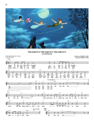 Disney 100 Songs: Celebrating the 100th Anniversary of Disney - Melody/Lyrics/Chords - Hardcover Book