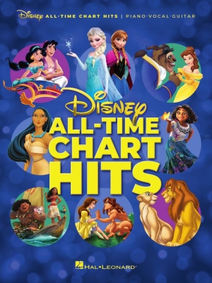 Disney All-Time Chart Hits - Piano/Vocal/Guitar - Book