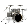 Drum Workshop - DWe 5-Piece Drumset with Cymbals and Hardware - Black Galaxy