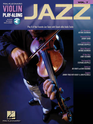 Hal Leonard - Jazz: Violin Play-Along Volume 7 - Book/Audio Online