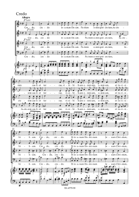 Missa brevis in F major K. 192 (186f) - Mozart/Senn - Vocal Score - Book