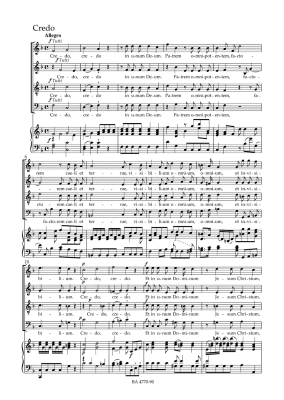 Missa brevis in F major K. 192 (186f) - Mozart/Senn - Vocal Score - Book