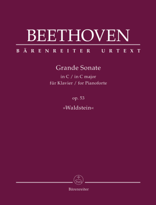 Baerenreiter Verlag - Grande Sonate in C major op. 53 Waldstein - Beethoven/Del Mar - Piano - Book