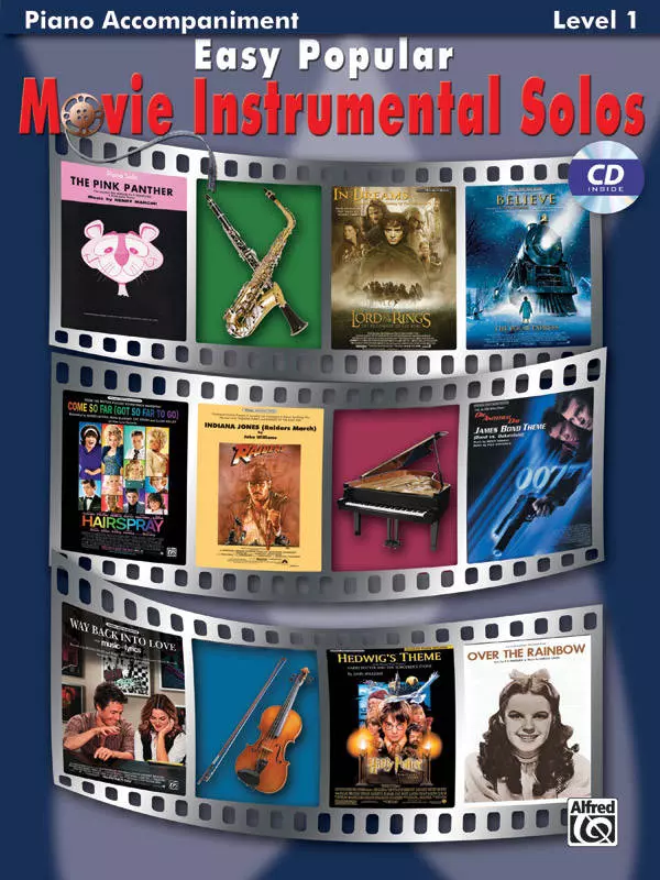 Easy Popular Movie Instrumental Solos - Galliford - Piano Accompaniment - Book/CD