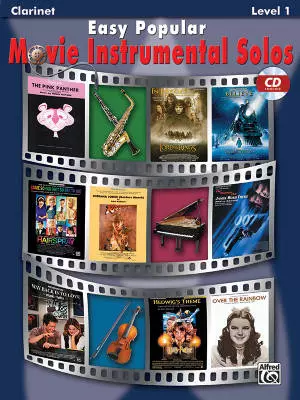 Alfred Publishing - Easy Popular Movie Instrumental Solos - Galliford - Clarinet - Book/CD