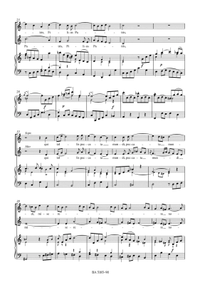 Mass in G major BWV 236 - Bach/Platen - Vocal Score - Book