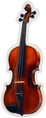 AIM Gifts - Violin Magnet - 6.25, Die Cut