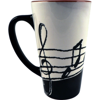 AIM Gifts - Musical Notes Latte Mug