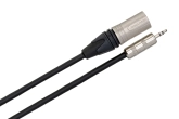 Camcorder Microphone Cable 3.5mm TRS to Neutrik XLR3M - 1.5ft