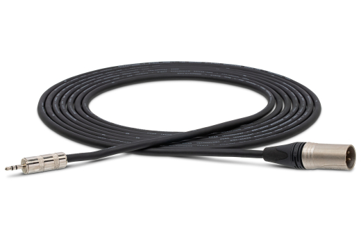 Hosa - Camcorder Microphone Cable 3.5mm TRS to Neutrik XLR3M - 1.5