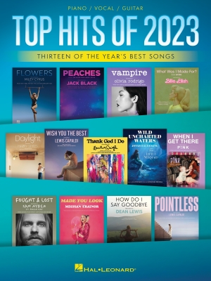 Top Hits of 2023 - Piano/Vocal/Guitar - Book