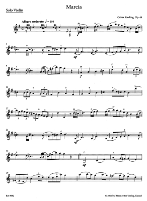 Marcia op. 44 - Rondo op. 22/3 - Rieding/Sassmannshaus - Violin/Piano - Sheet Music