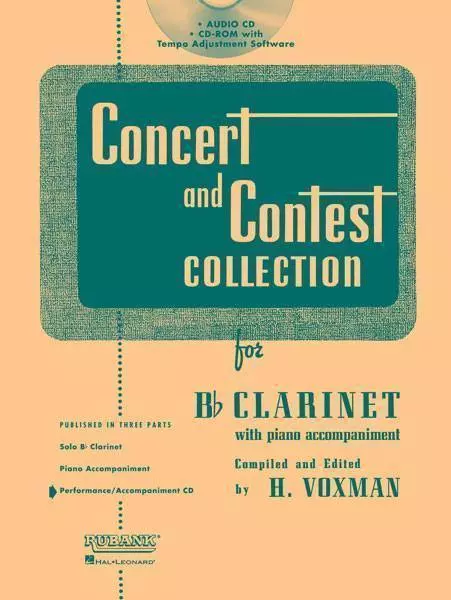 Concert and Contest Collection for Bb Clarinet - Accompaniment CD