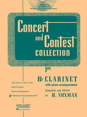 Rubank Publications - Concert and Contest Collection for Bb Clarinet - Accompaniment CD