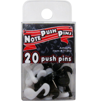 Music Note Push Pins