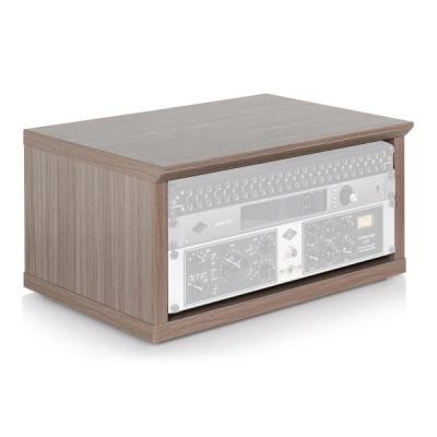 Gator - Elite Series Furniture Desktop 4U Studio Rack - Grey