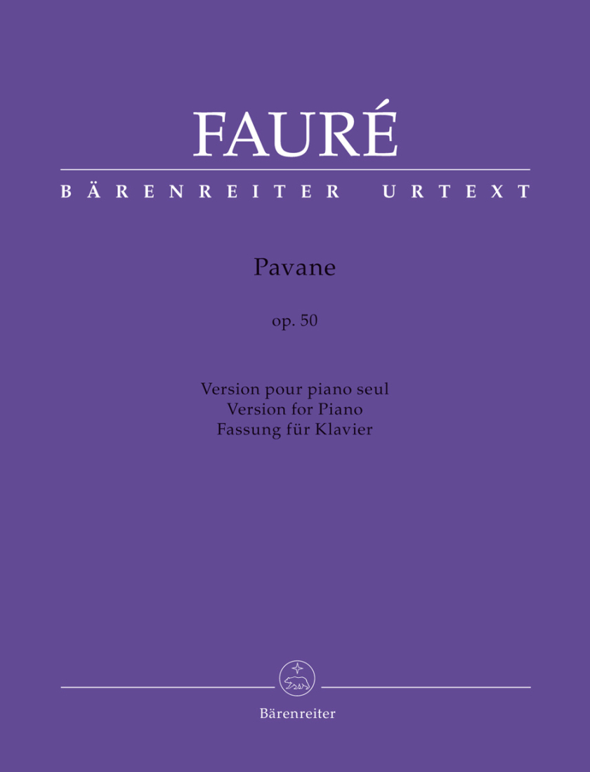 Pavane for Piano op. 50 - Faure/Bartoli - Piano - Sheet Music