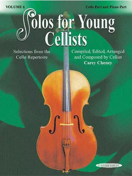 Solos for Young Cellists Cello Part and Piano Acc., Volume 6