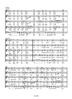 Jesu, meine Freude BWV 227 - Bach/Ameln - Choral Score - Book